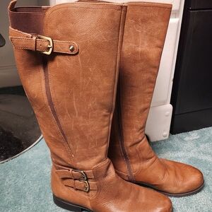 Naturalizer Tan Over the Knee Boots